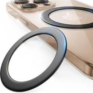 LISEN for MagSafe Sticker Magnetic Ring for iPhone 16 Phone Case Magsafe Accessories Universal Magnetic Wireless Charger Conversion Kit for iPhone 16 Pro Max 15 14 13-12 Series,Samsung and More 2 Pack