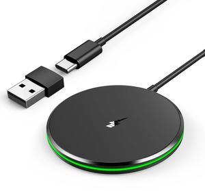 Magnetic Wireless Charger 15W Ultra-Fast Apple Mag-Safe Charger for iPhone 16/16 Pro/16 Plus/16 Pro Max15//14/13/12 Series Magnet Charging Pad with Sleep-Friendly Ligh for AirPods 3/2/Pro