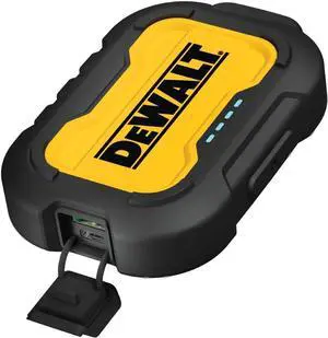 DEWALT Portable Charger, Power Bank, 10,000 mAh Battery Pack with USB-C Port for iPhone 16/16 Plus/16 Pro/16 Pro Max, iPhone 15 Series, iPhone 14/13, Samsung Galaxy