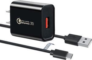 20W Fast Charger for Motorola G Power 2025 2024 2023,G Stylus 2022 2021 5G, Moto One 5G/One 5G UW Ace, Edge/Edge+, G200 G100 G41 G71 G60s E20 G30 G10 G51 Phone USB Type C Charging Cable Cord6.6Ft