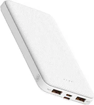 SLuB Portable Charger, 12000mAh Portable Power Bank, 3A USB C Fast Charging Battery Pack, Portable Phone Charger, Slim Portable Phone Battery Charger, Suitable for iPhone, Samsung, Tablet etc