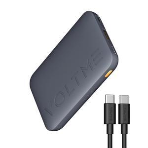 VOLTME Mini Portable Charger, USB C 10000mAh Power Bank, 22.5W High-Speed Slim Lightweight Charging Battery Pack, Dual Output Compatible with iPhone 14 13 12 11 Samsung (10000mAh)