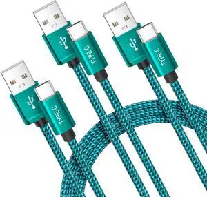 Car Carplay Cable for iPhone 16 15 Pro Max 3Pack 3.3/6.6/10FT,USB A to USB C Car Charger Cord for iPad Pro 10 Air 4 5 Mini 7 6,Apple Airpods,Samsung Galaxy S24 S23 S22,Z Flip Fold,A42,A54 A53 A52 A51