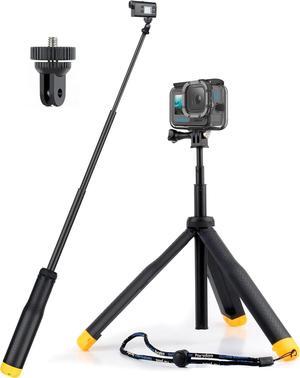 Floating Hand Grip Underwater Waterproof Selfie Stick for GoPro Hero 13 12 11 10 9 8 7 6 5 4 3,Floating Tripod, Hand Grip,Selfie Stick Pole,Tripod Stand, Extended Monopod Go Pro Accessories