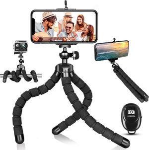 Portable Flexible Tripod, Adjustable Cell Phone Tripods, Portable and Adjustable Camera Holder, Small Tripod Stand for Video Recording, Cell Phone Tripods Stand for Video Recording