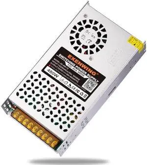 12V 40A480W Power Supply Adapter AC to DC Universal Converter 110/220V to 12Volt Regulated Switching Transformer PSU for LED Strip Light 3D Printer Car Stereo CCTV Camera Diesel Heater