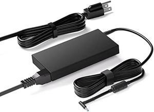 VHBW Replacement for HP 120W Power Adapter Compatible with HP USB-C Dock G5 USB-C/A Universal Dock G2 5TW13AA Envy 15 17 Series Omen 15-5000 5100 5200 710415-001 L41856-001 120W AC Adapter