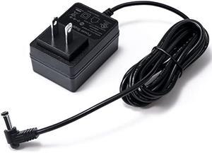 6.5ft Cable 12V 2A Power Supply with 90 Degree Angle, 12V/2A 24W Wall Plug Charger AC Adapter 5.5mm x 2.1mm for LED Light Panel Light Strip Camera Monitor Router (200cm Cord)