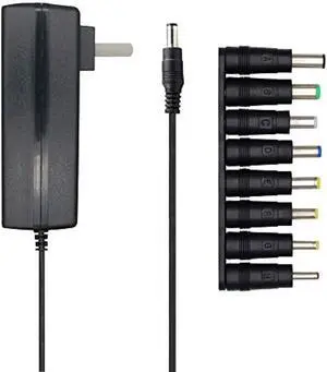 Excelity AC to DC 15V/2A Wall Charger Power Supply Adapter with 5.5 x 2.1mm Tips