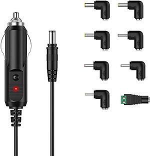DC 12V 2A Car Charger Universal Power Cord Cigarette Lighter for Portable RCA DVD Player, Sylvania, DBPOWER, GPS, Bluetooth Speakers, Spectra S1 Breast Pump, Label Maker, Camera, Snailax Seat Cushion