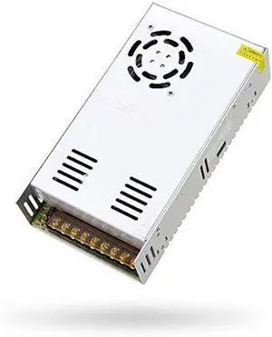 SHNITPWR 5V Power Supply DC 5V 70A 350W Regulated Switch Transformer Adapter AC 110V 220V to DC 5volt 70amp 68A 65A 62A 60A 50A 40A Converter WS2812B WS2811 WS2813 SK6812 LED Pixels Lights CCTV System