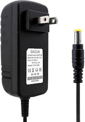 DC 12V 3A Power Supply Converter Adapter, Yetaida 36Watts Wall Power Converter, 5.5mm x 2.5mm DC Jack,for LED Strip,CCTV Camera,Wireless Router,Monitor