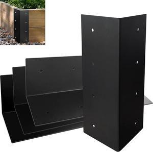Set of 4 Raised Garden Bed Corner Brackets for Elevated Beds, Compatible with 10-12 Inch Garden Bed Heights DIY Flower or Vegetable Garden