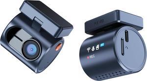 KAWA Dash Camera for Cars - Transparent Display Tiny Dash Cam Front with Voice Control, Super Night Vision Dashcam, 1296P QHD, 145° Wide-Angle FOV, G-Sensor, APP Control, Built in WiFi - Mini 3 Pro