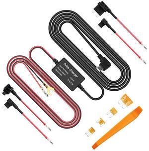 Dash Cam Hardwire Kit USB C for DashCam, 12V-30V to 5V Acc Multi-Size Hard Wire Kit for Dash Cam, Low Voltage Protection Parking Mode Dashcam Hard Wire Kit Type C for Car Vehicle Dash Camera