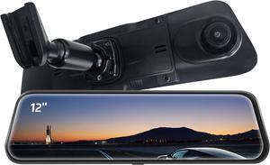 Pelsee Bracket for 12 Mirror Dash Cam Rear View Dash Camera Mount