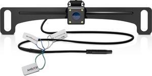 BOSS Audio Systems ELPC40B Backup Car Truck Rearview Reverse Camera - License Plate Mount, 170° Wide Angle Rear View, Low Light Visibility Back Up Cam