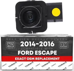 Rear View Backup Camera - Compatible with 2014-2016 Ford Escape - Reverse Park Assist Camera - OEM EJ5Z-19G490-A, 590-419, FO1960165