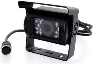 4Pin Car Vehicle Backup Rear View Reversing Parking Camera Night Vision for Truck Lorry Pickup Bus Vehicle Caravans Camping SUV 4 Pin Connector Plug Waterproof Shockproof 12V/24V