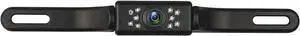 JPP License Plate Backup Camera - IP68 Waterproof, Wide Angle View, Night Vision LED - Universal Car Rear View Reversing Camera