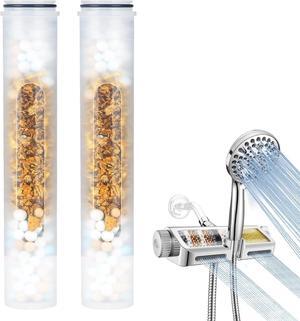 Shower Head Filter Replacement Cartridge for MakeFit Filtered Shower Head with Handheld Combo-SSJ731/SW9730 (2-PACK)