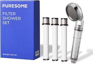 BODYLUV - Puresome Handheld Shower Head (Ver.1) 6 Mths Set, Strong Water Pressure, Saving water (Handheld Shower Head ONLY, 3 filter replacements included) (SET 1)