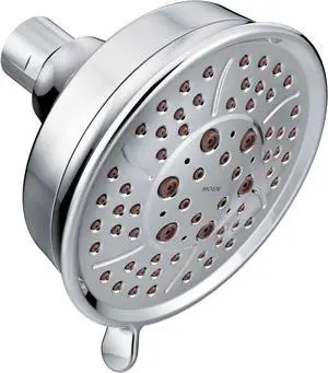 Moen 3638 Collection Four-Function 4-3/8-Inch Diameter Showerhead, Chrome