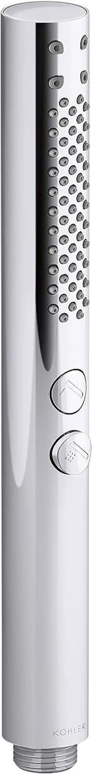 KOHLER 21335-CP Shift + Round Two-Function Handshower, Handheld Showerhead with 2 Spray Settings, 2.5 GPM, Polished Chrome