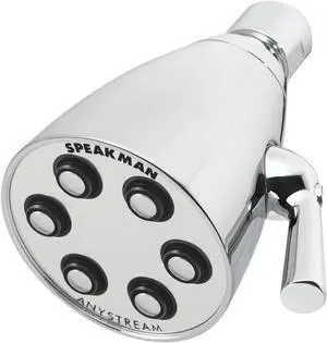 Speakman, Satin S-2252-AB-E2 Signature Brass Icon Anystream Adjustable Shower Head, 2.0 GPM