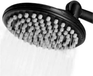 Rainfall Shower Head  Energy Efficient High Pressure Water Flow  Easy Installation Adjustable Luxurious Shower Head  9 Diameter, Black Matte