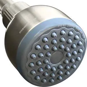 Elevate Your Shower with Ultra High Pressure 3-Inch Shower Head: Single Setting, Powerful Jets, Brushed Nickel Finish Showerhead for MAXX Comfort