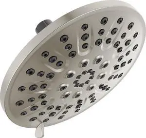 Delta Faucet 4-Setting Shower Head, Brushed Nickel Shower Head, Round Shower Head, High Pressure Shower Head, Metal Shower Head, 1.75 GPM Flow Rate Shower Head, Brushed Nickel 75617SN