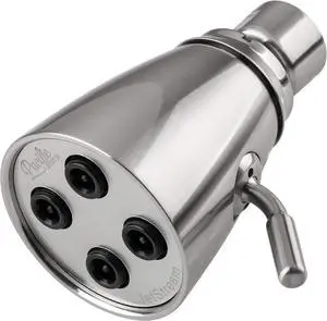 Pacific Bay JetStream Brass 4-Jet Shower Head (Brushed Satin Nickel)