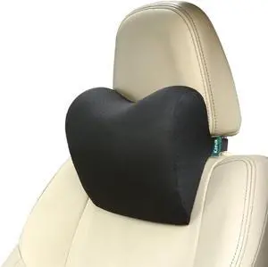 Car Neck Pillow - Car headrest Neck Pillow CushionPillow Memory seat car Interior car Pillow for Pain Cotton Cervical Neck Relief - Black