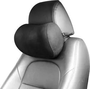 Car Neck Pillow for Driving - Ultra-Soft C-Shaped Neck Pillow for Car, Cloud-Like Comfort & Neck Support for Car Seat, Perfect for Long Drives & Road Trips (Black)