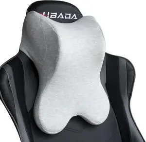 Car Neck Pillow for Driving Gaming Chair Headrest Pillow Office Chair Neck Pillow Ergonomic Design Double Straps Design Suitable for Different Heights