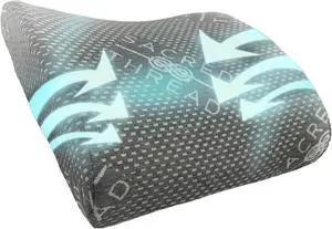 Sacred Thread Seat Cushion and Lumbar Support Pillow, Premium Memory Foam for Maximum Support, Improve Posture, Back Support for Tailbone Pain, Car Seat Cushion, Office Chair Cushion, Coccyx Cushion