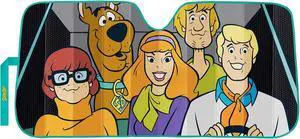 Plasticolor 003951R01 Warner Bros. Scooby-Doo Group Accordian Sunshade for Car Truck SUV, Silver