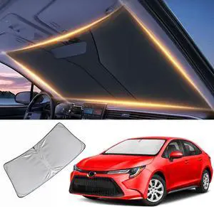 Windshield Sun Shade for Toyota Corolla Front Window Shades Cover for 2014-2025 Corolla Windshield Sun Visor Protector Car Accessories