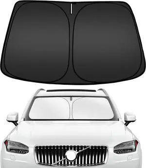 ARISMOTOR Windshield Sun Shade for Volvo XC90 2016-2025 2026, Custom Fit Foldable Front Window Sunshade Sun Visor Protector, Block UV Rays Keep Your Car Cooler