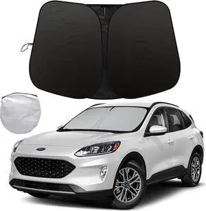 2025 Upgrade Front Windshield Sunshade fit for Ford Escape 2020-2025 Reflector Foldable Car Shade Automotive Windshield Sunshades Ford Escape Windshield Sun Shade |Keeps Your Vehicle Cool|