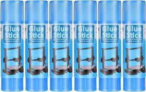 Outus 3D Printer Glue Sticks PVP Solid Glue Sticks for 3D Printer Hot Bed Removing Printing Models(6 Pieces)