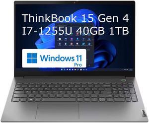 OEM Lenovo ThinkPad E15 Gen 4 15.6 FHD IPS, Intel Quad Core i7-1255U, 40GB  RAM, 1TB NVMe, Fingerprint, Backlit KB, WiFi 6, Bluetooth, RJ-45, W11P