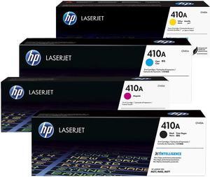 HP 410A Black, Cyan, Magenta, Yellow Toner Cartridges (4-pack) | Works with HP Color LaserJet Pro M452 Series, HP Color LaserJet Pro MFP M377, M477 Series