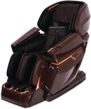 Elite Massage Chair Series EM8500 Kings Massage Chair 4D FullBody invigorating Shiatsu Massage targeting Muscle with Tablet Remote 24 Auto Programs Dark Brown