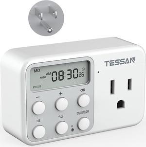 DEWENWILS Indoor Countdown Timer, Shut Off Timer Outlet, Plug in Outlet Timer for Light, Charger, Coffee Pot, Fan