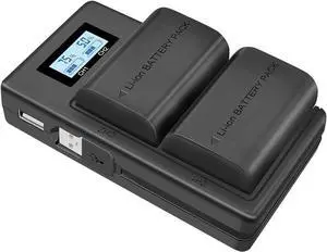 CITYORK LP-E6 LP-E6N (2-Pack 2000mAh) Replacement Battery and Rapid Dual USB Battery Charger for Canon EOS 5D Mark II/III/IV, 5DS, 5DS R, 6D, 7D, 7D Mark II, 60D, 60Da, 70D, 80D, XC10 - Black CITYORK LP-E6 LP-E6N (2-Pack 2000mAh) Replacement Battery and Rapid Dual USB Battery Charger for Canon EOS 5D Mark II/III/IV, 5DS, 5DS R, 6D, 7D, 7D Mark II, 60D, 60Da, 70D, 80D, XC10 - Black