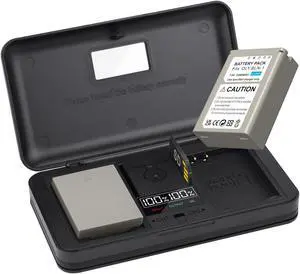 CITYORK for Olympus BLN1 Battery 2 Pack 7.6V 2280mAh with LCD Dual Charger for Olympus BLN1 BCN-1 OM-D E-M1 E-M5 2 E-M5 Mark II Pen F E-P5