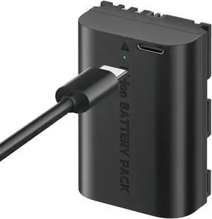 CITYORK 2400mAh LP-E6 LP-E6N Battery with Type-C USB-C Fast Charging for Canon EOS 5D Mark II 5D Mark III 5DS 5DS R 6D 7D 60D 60Da 70D 7D Mark II 7D Mark III Camera 7.4V