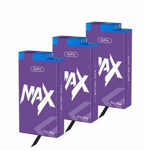 CITYORK 3 Pack Gopro Max Rechargeable Battery Replacement for Gopro Max/Gopro Max 360 /Gopro ACDBD-001 ACBAT-001 Sport Camera Accessories 1860mAh